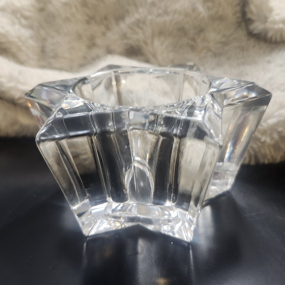 6 Point Star of David crystal candle holder - Picture 3 of 4